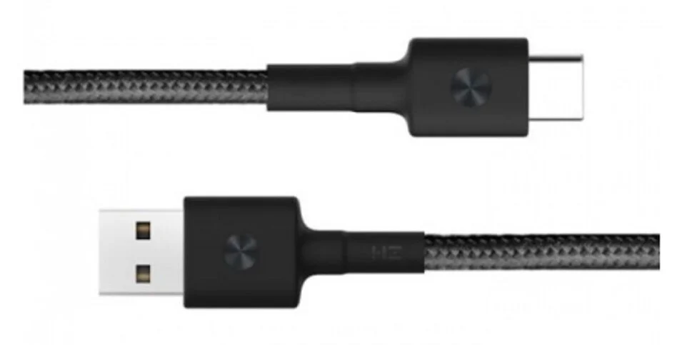 Кабель Xiaomi Mi Braided USB Type-C 1м, черный_1