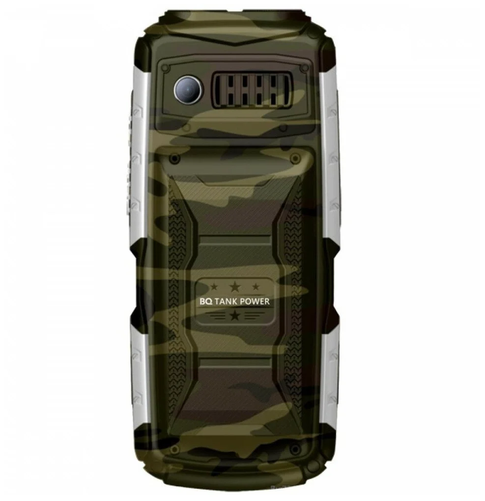 Телефон BQ 2430 Tank Power, камуфляж серебро_2