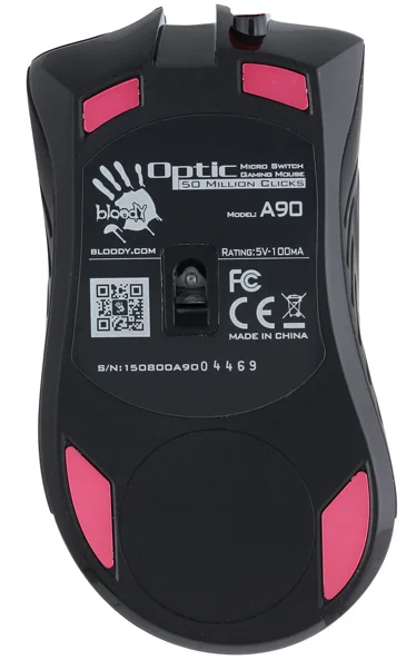 Игровая мышь A4Tech Bloody Blazing A90, BLACK, USB_1
