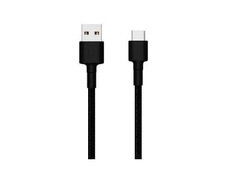Кабель Xiaomi Mi Braided USB Type-C 1м, черный