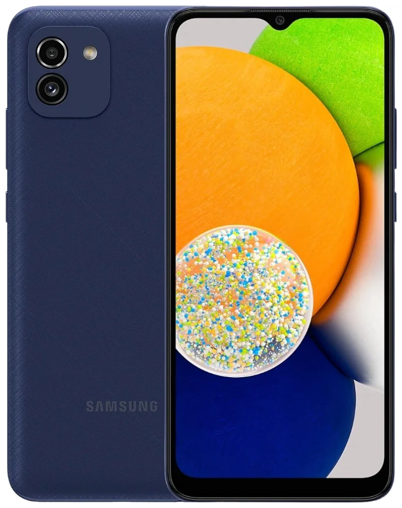 Смартфон Samsung Galaxy A03 4/64GB 2-SIM синий