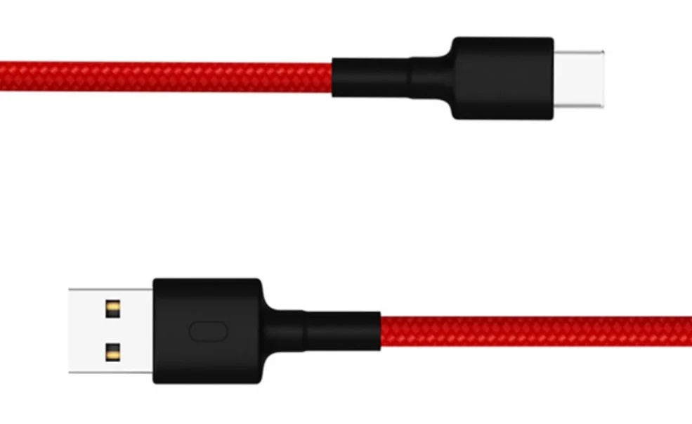 Кабель Xiaomi Mi Braided USB Type-C 1м, красный_1