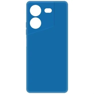 Чехол-накладка Krutoff Silicone Case для Tecno Pova 5, силиконовый, синий