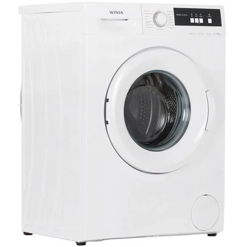 Стиральная машина Winia DWD-6T1023W, фронтальная, 6 кг, 1000 об/мин, 60x50x85 см, белый_1