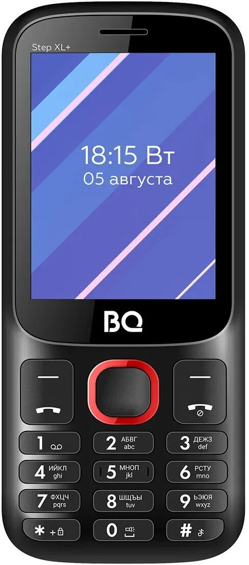 Телефон BQ 2820 Step XL Plus, чёрно-красный_4