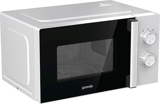 Микроволновая печь Gorenje MO20E1WH (20 л, 800 Вт, переключатели поворотный механизм, белый/черный)_1