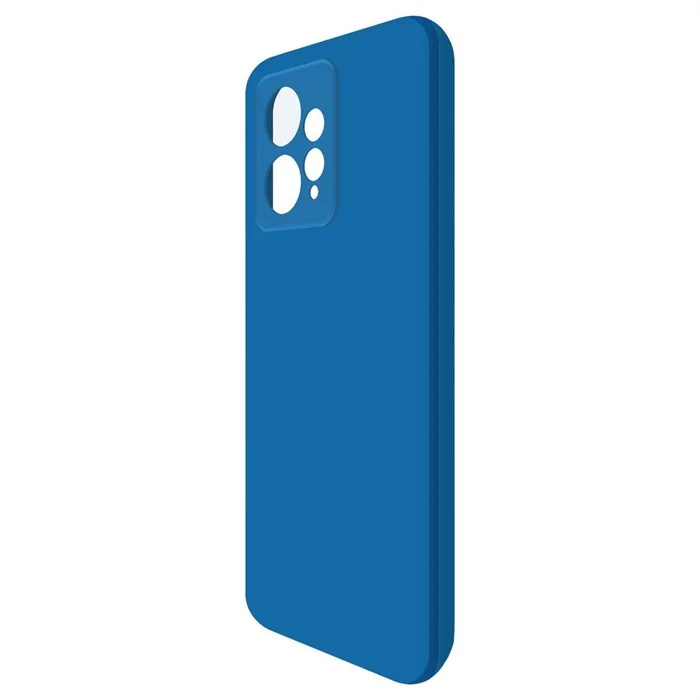 Чехол-накладка Krutoff Silicone Case для Xiaomi Redmi Note 12 4G, силиконовый, синий_1