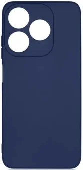 Чехол-накладка для Tecno Spark 10/10C, DF, силиконовый, синий