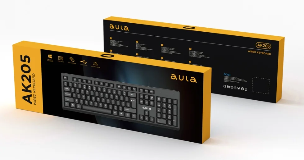 Клавиатура AULA AK205, черная_1
