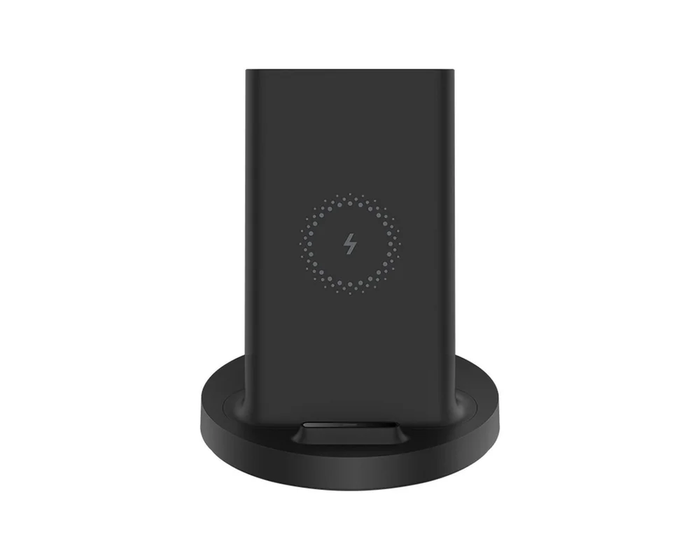 Беспроводное зарядное устройство Xiaomi Mi Vertical Wireless Charger 20W, черное_1