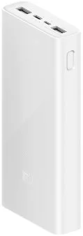 Внешняя аккумуляторная батарея Xiaomi Mi Power Bank 3 20000mAh 2 USB, белая