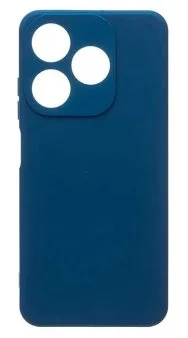 Чехол-накладка Krutoff Silicone Case для Tecno Spark 20, силиконовый, синий