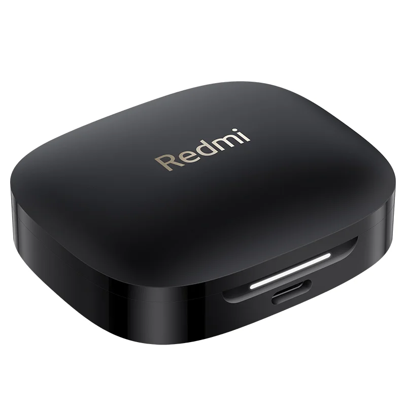 Redmi buds 6 (O77)-Black-case FrontLeft