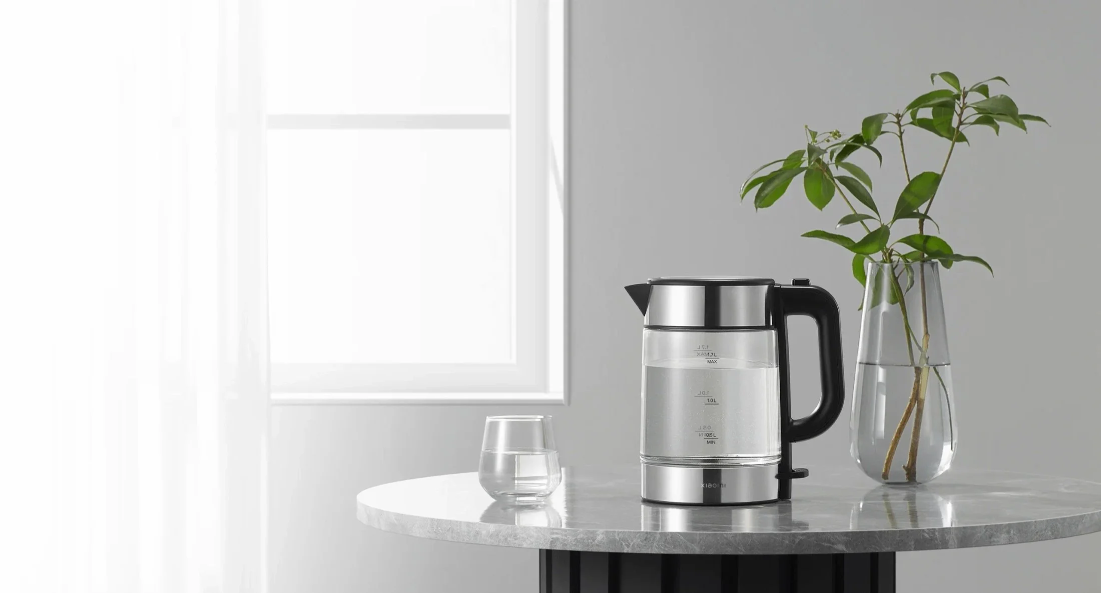 Чайник электрический Xiaomi Electric Glass Kettle RU_6