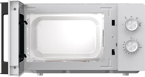 Микроволновая печь Gorenje MO20E1WH (20 л, 800 Вт, переключатели поворотный механизм, белый/черный)_3