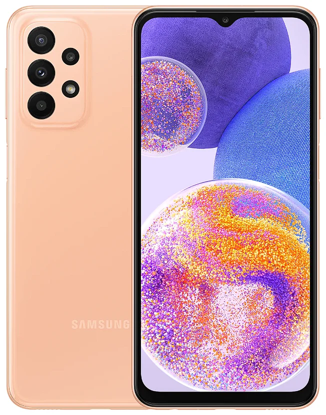 Смартфон Samsung Galaxy A23 4/128GB 2-SIM персиковый