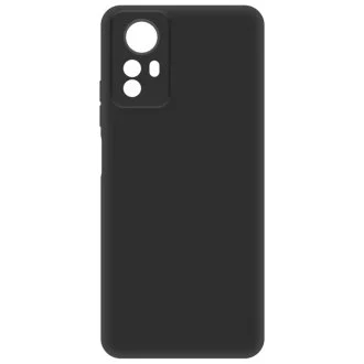 Чехол-накладка Krutoff Silicone Case для Xiaomi Redmi Note 12S, силиконовый, черный