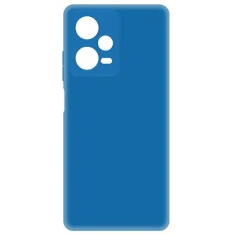 Чехол-накладка Krutoff Silicone Case для Xiaomi Redmi Note 12 Pro+ 5G, силиконовый, синий