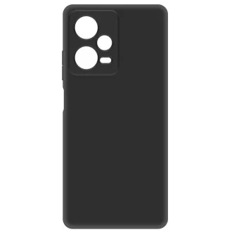Чехол-накладка Krutoff Silicone Case для Xiaomi Redmi Note 12 Pro+ 5G, силиконовый, черный