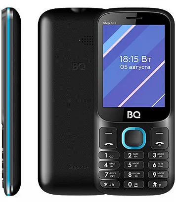 Телефон BQ 2820 Step XL Plus, чёрно-синий_1