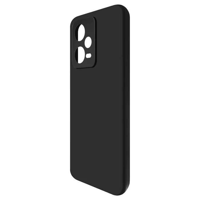 Чехол-накладка Krutoff Silicone Case для Xiaomi Redmi Note 12 Pro+ 5G, силиконовый, черный_1