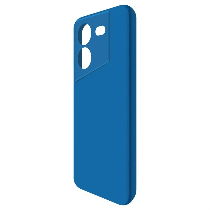 Чехол-накладка Krutoff Silicone Case для Tecno Pova 5, силиконовый, синий_1