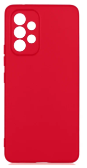 Чехол-накладка для Samsung Galaxy A53, DF, силиконовый, красный