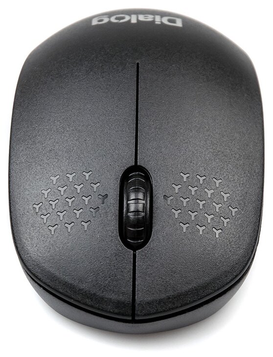 Мышь беспроводная Dialog MROC-13U Comfort RF 2.4G Optical - 3 кнопки + ролик прокрутки, USB, черная_3