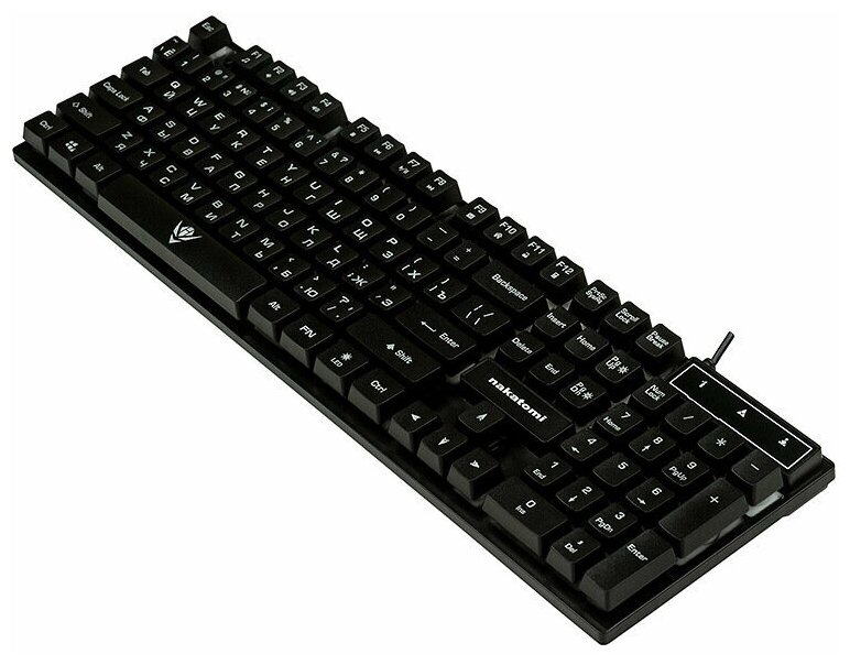 Клавиатура Dialog KG-23U black Nakatomi Gaming - игровая с RGB-подсветкой, USB, черная_3