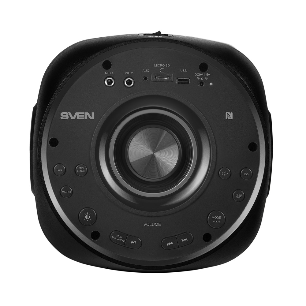 Беспроводная портативная колонка Sven PS-770 / 100W / TWS / microSD / USB / FM / Bluetooth / Батарея_7