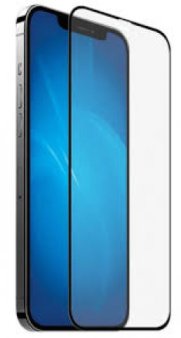 Стекло защитное для iPhone 13 Mini, FullGlue, черное, OEM