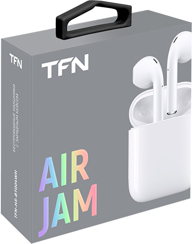 Наушники беспроводные TFN Air Jam, белые_2