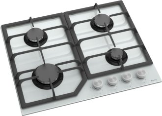 Поверхность газовая Ferre SA026, белое стекло