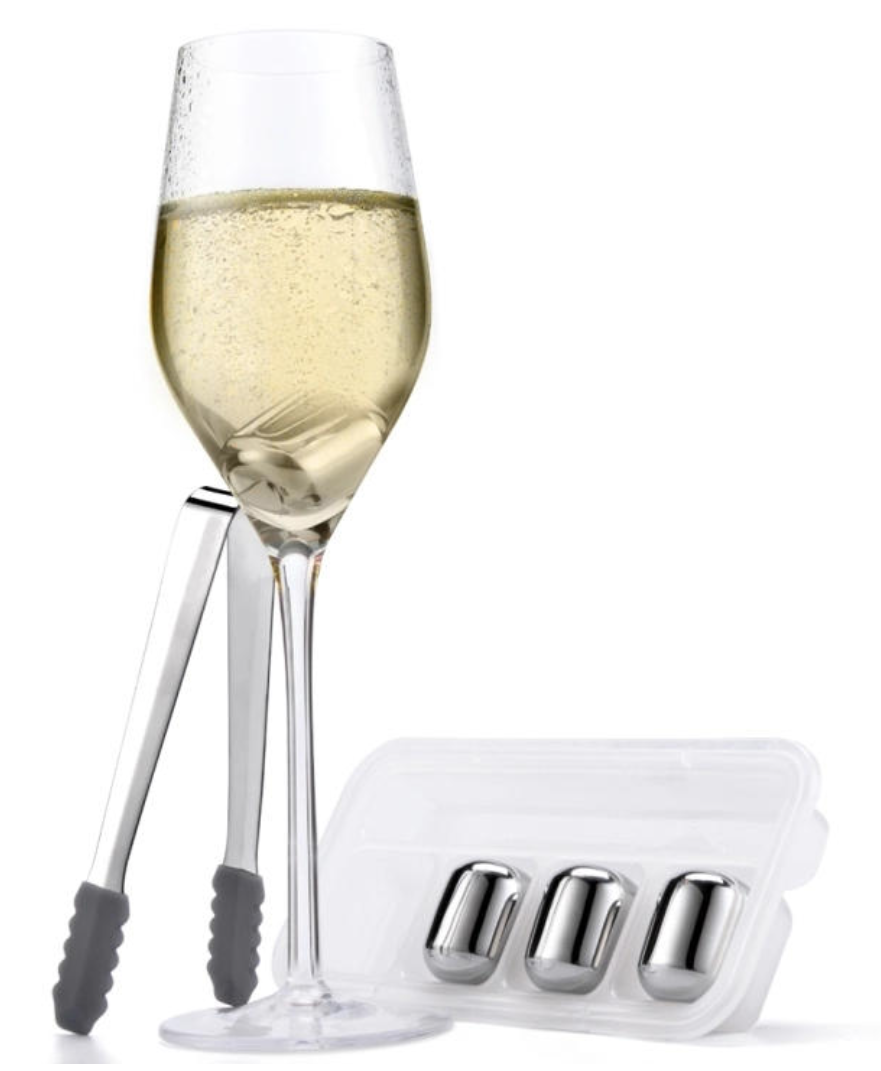 Охлаждающие камни для напитков Circle Joy Ice Cubes (4шт.), сталь_2