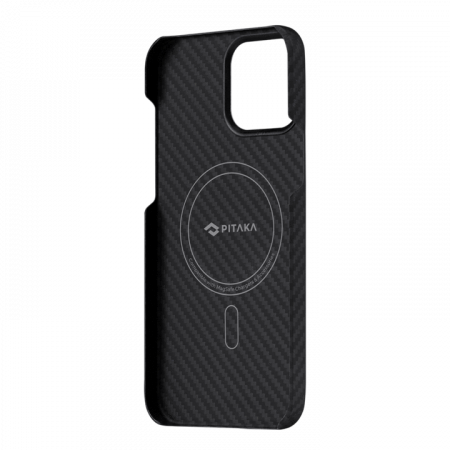 Чехол-накладка Pitaka MAGEZ для iPhone 13 Pro, черный карбон_3