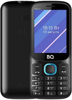 Телефон BQ 2820 Step XL Plus, чёрно-синий