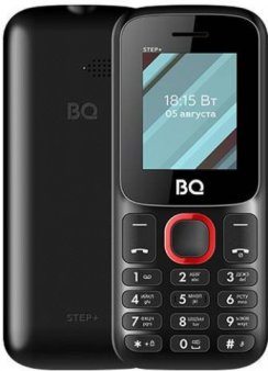 Телефон BQ 1848 Step Plus, черно-красный