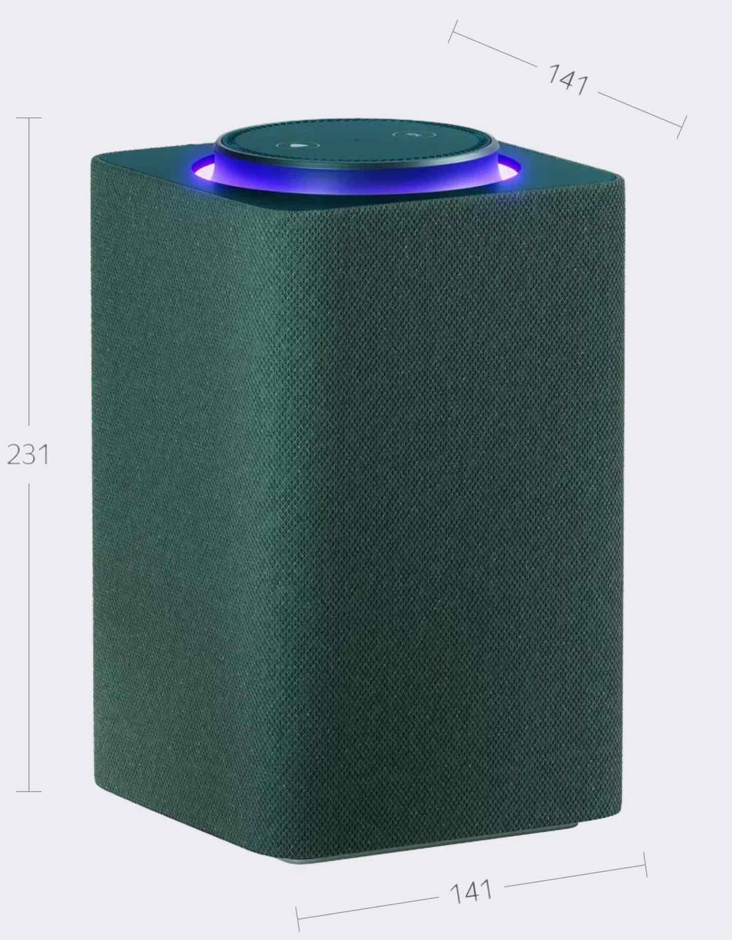 Умная колонка Яндекс Станция Макс с голосовым помощником Алиса и Zigbee, зеленая_3