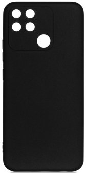 Чехол-накладка для Realme Narzo 50A, DF, силиконовй, черный