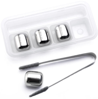 Охлаждающие камни для напитков Circle Joy Ice Cubes (4шт.), сталь