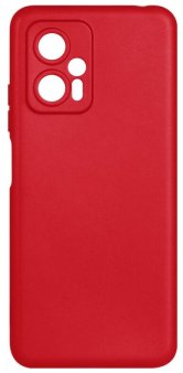 Чехол-накладка для Poco X4 GT, DF, силиконовый, красный