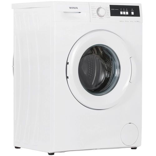 Стиральная машина Winia DWD-6T1023W, фронтальная, 6 кг, 1000 об/мин, 60x50x85 см, белый_1