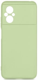Чехол-накладка для Poco M5, силиконовый, зеленый
