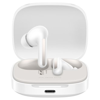 Redmi buds 6 (O77)-White-caseopen front Redmi buds 6 (O77)-White-caseopen front