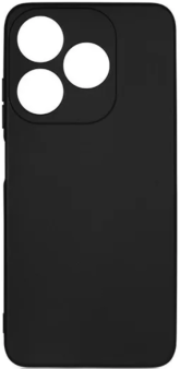 Чехол-накладка для Tecno Spark 10/10C, DF, силиконовый, черный