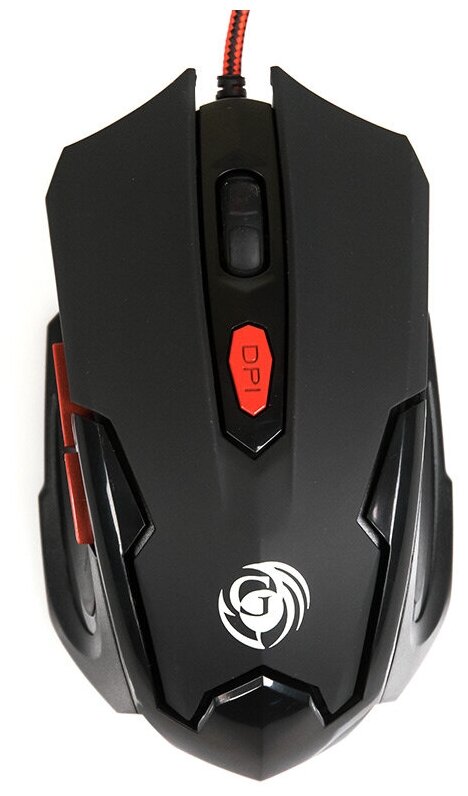 Мышь Dialog MGK-10U Gan-Kata - игровая, 6 кнопок + ролик прокрутки, USB, черная