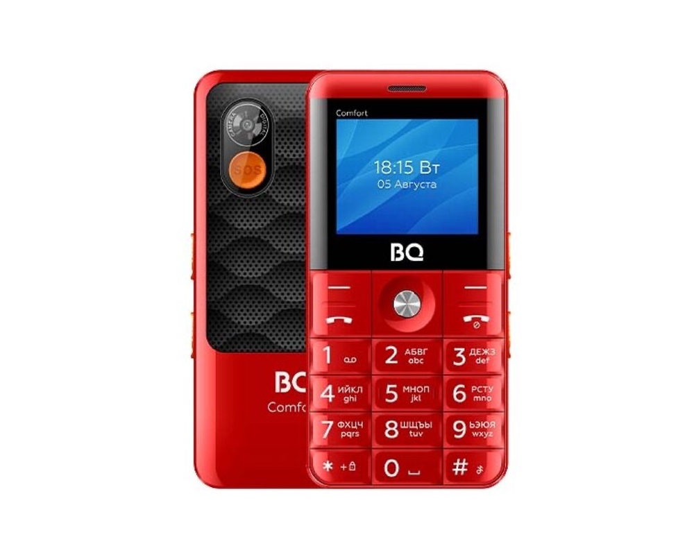 Телефон BQ 2006 Comfort красно-черный
