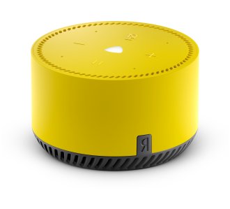 Умная колонка Яндекс Станция Лайт с голосовым помощником Алиса, желтая