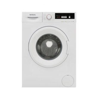 Стиральная машина Winia DWD-6T1023W, фронтальная, 6 кг, 1000 об/мин, 60x50x85 см, белый
