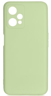 Чехол-накладка для Realme 9 Pro, DF, силиконовый, зеленый